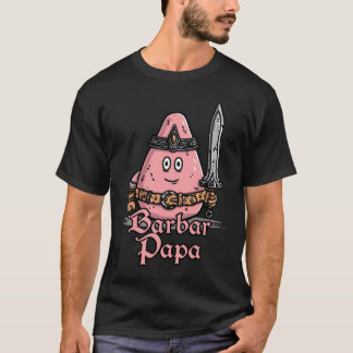 T-shirt Barbare Papa - humour fantasy décalé