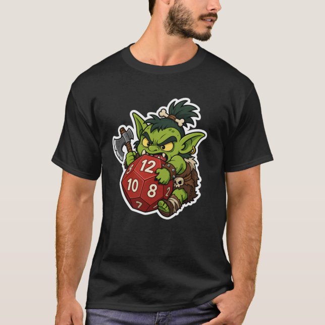 T-shirt Barbarian Dice Goblin (Devant)