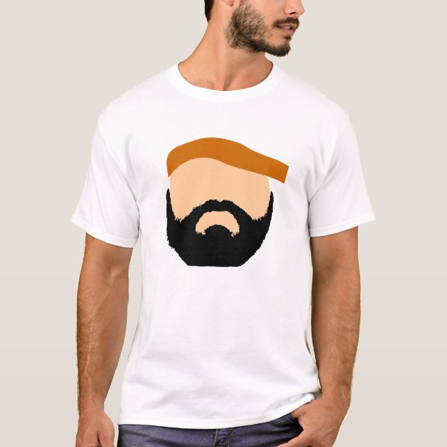 T-shirt barbe (Devant)