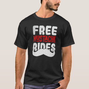 T-shirt Barbe à papa Rides Moustache Vintage en détresse