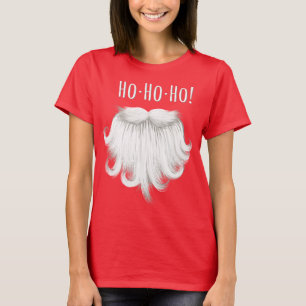 T-shirt Barbe blanche drôle du père noël riant "Ho ho h