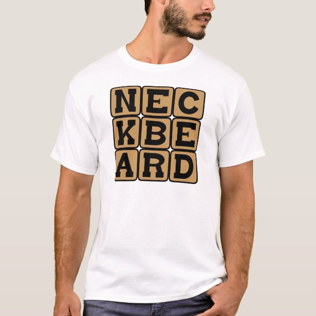 T-shirt Barbe de cou, Mème Internet (Devant)