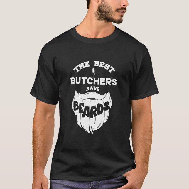 T-shirt Barbe et bouchers  (Devant)