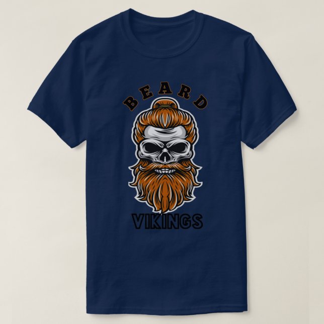 T-shirt Barbe et moustache (Design devant)