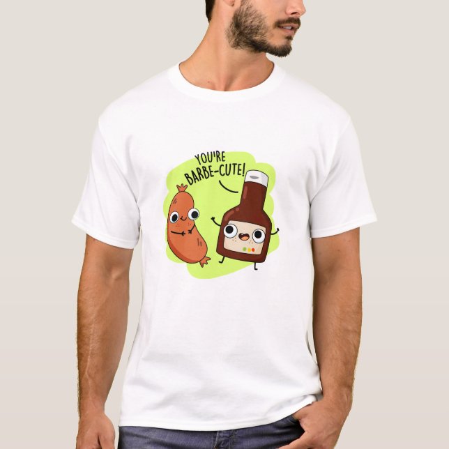 T-shirt Barbe-mignon Funny Barbecue Pun (Devant)