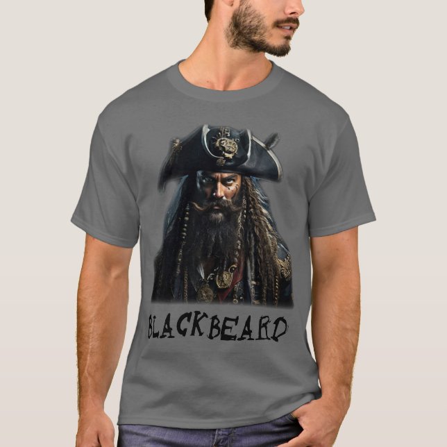 T-shirt Barbe noire (Devant)
