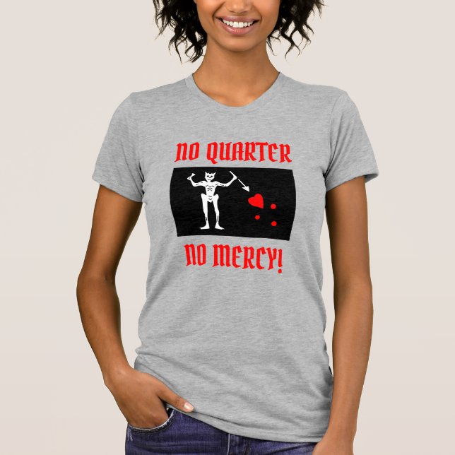 T-shirt Barbe noire le pirate (Edward Teach)  (Devant)