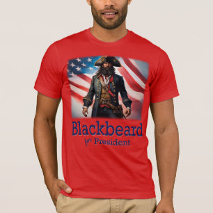 T-shirt Barbe noire pour le président