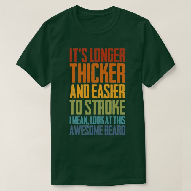 T-shirt Barbe Plus Épaisse Et Plus Facile À Porter Cadeau  (Design devant)
