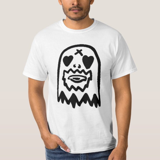 T-shirt Barbe X de fantôme d'amour (Devant)
