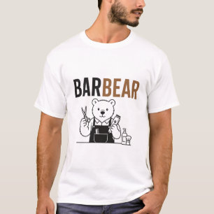 T-shirt Barbear – Blague de barbier ours drôle