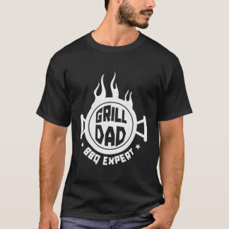 T-shirt Barbecue Barbecue Barbecue Viande Grillade Papa
