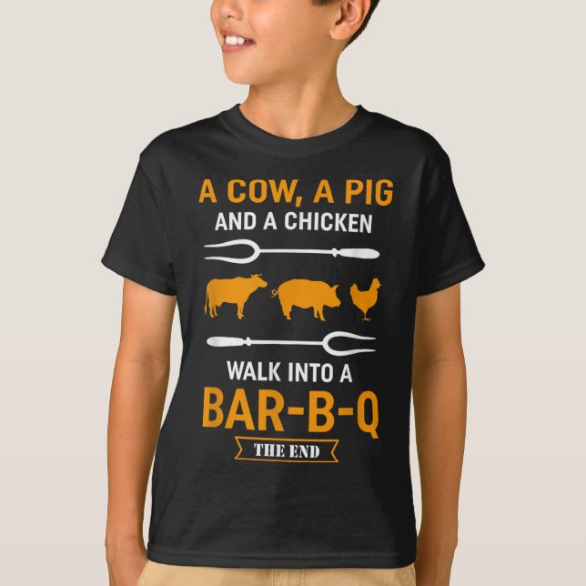T-shirt Barbecue Barbecue Bbq Lover Joke Chemise - Funny G (Devant)
