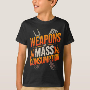 T-shirt Barbecue bbq blague grill maître de la fosse chef 