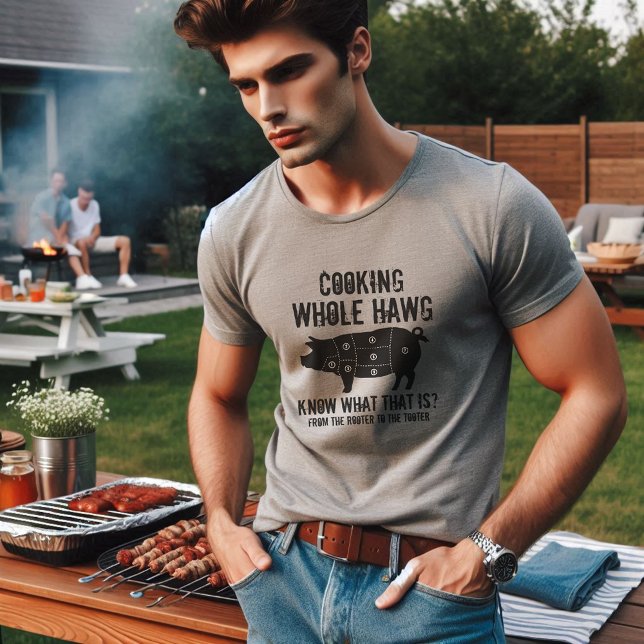 T-shirt Barbecue Cuisine Hawg entier (Créateur téléchargé)