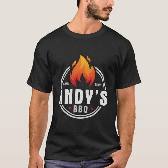 T-shirt Barbecue d'Andy (Devant)