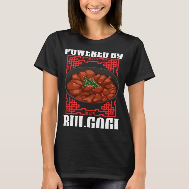 T-shirt Barbecue de boeuf coréen de Bulgogi (Devant)