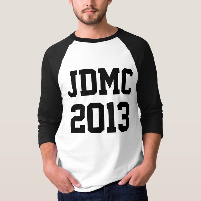 T-shirt Barbecue de JDM : Pièce en t de base-ball de "JDMC (Devant)