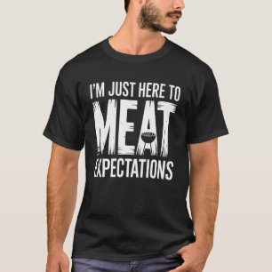 T-shirt Barbecue de viande drôle BBQ maître du grill Barbe
