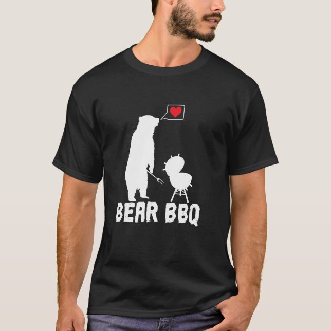 T-shirt Barbecue d'ours (Devant)