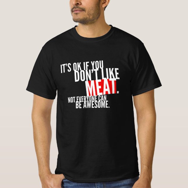 T-shirt Barbecue du ventilateur de viande barbecue (Devant)