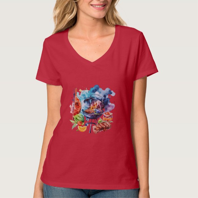 T-shirt Barbecue et grill (Devant)