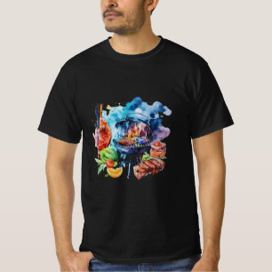 T-shirt Barbecue et grill