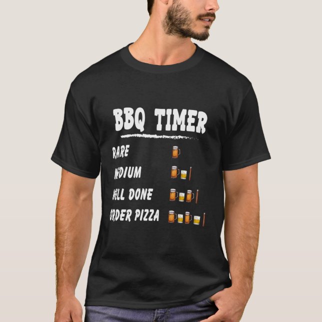T-shirt Barbecue Grillage Et Fumer Grillin Et Chillin (Devant)