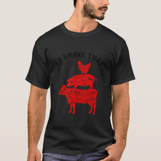 T-shirt Barbecue Je Fumerais Ce Grill Grillant Fumeur Gril