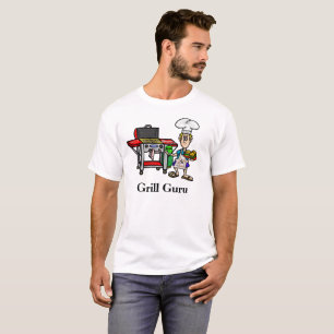 T-shirt barbecue pour hommes Grill Guru