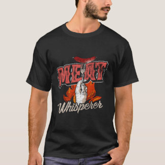 T-shirt Barbecue Whisperer À La Viande Pour Noël