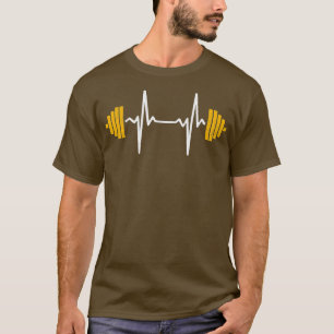 T-shirt Barbell Poids Heartbeat culturation 1