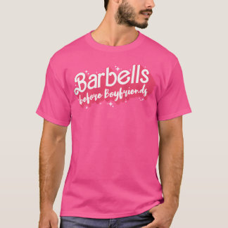 T-shirt Barbells Avant Les Petits Amis Chaussure Une Barbe
