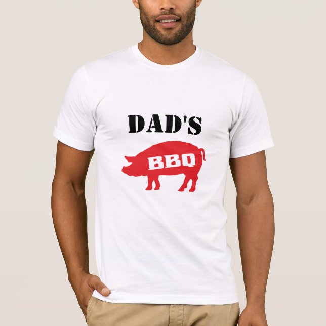 T-shirt Barbeqye papa (Devant)
