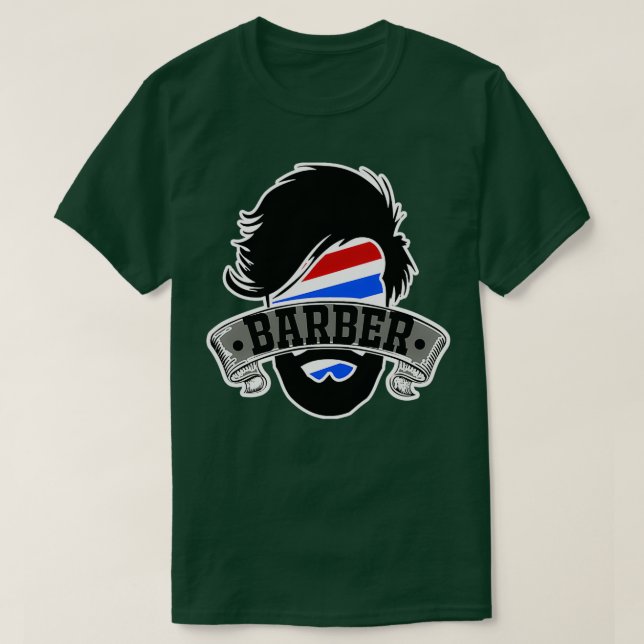 T-shirt Barber Barbershop 2 (Design devant)