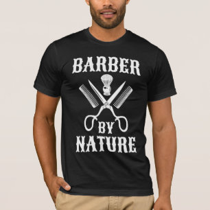 T-shirt Barber By Nature - Salon de Coiffure pour Hommes