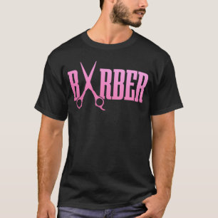 T-shirt Barber Ciseaux Coiffeur Coiffeur coiffeur