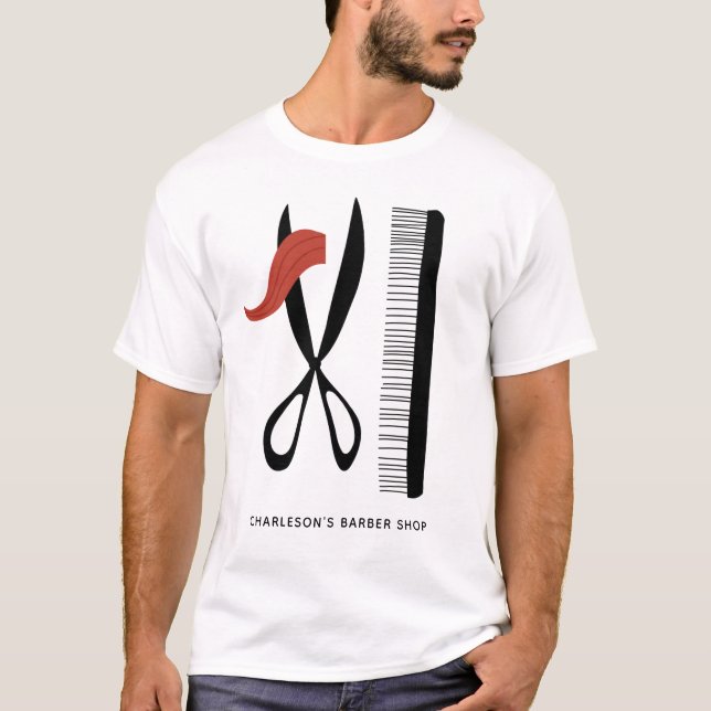 T-shirt Barber Coiffeur (Devant)
