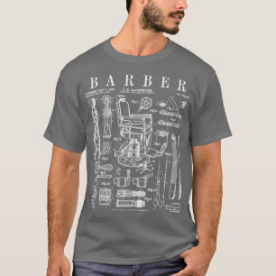 T-shirt Barber Coiffeur coiffeur Barbershop Vintage