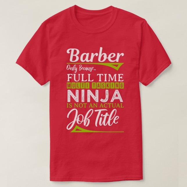 T-shirt Barber Funny Design Pour Cadeau 9 (Design devant)