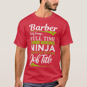 T-shirt Barber Funny Design Pour Cadeau 9
