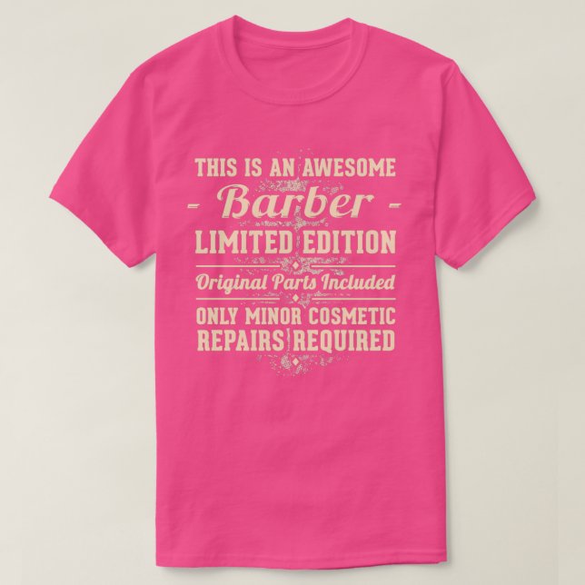 T-shirt Barber Funny Job Don (Design devant)
