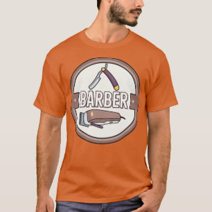 T-shirt Barber Herren Friseur Barber Babier Barbershop Fri