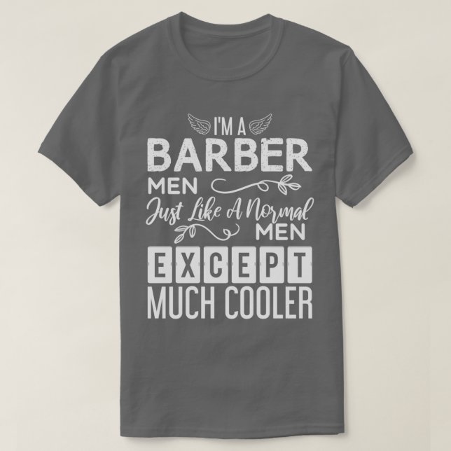T-shirt Barber Men Funny Design For Gift 1 (Design devant)