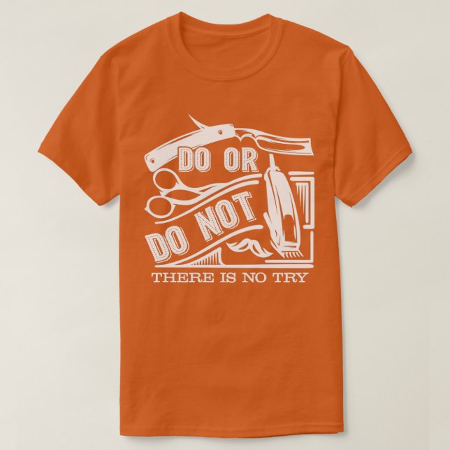 T-shirt Barber Ne Fait Ou Ne Fait Pas (Design devant)