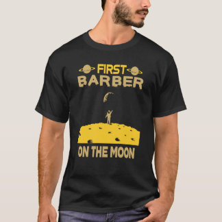 T-shirt Barber On The Moon