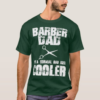 T-shirt Barber Papa Barbershop Fête des pères Cadeau Papa