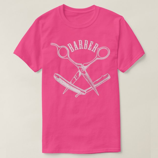 T-shirt Barber Quote Funny Tools (Design devant)
