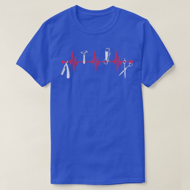 T-shirt Barber Quote Retro Barber Tools Lifeline (Design devant)