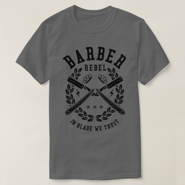 T-shirt Barber Rebel (Design devant)